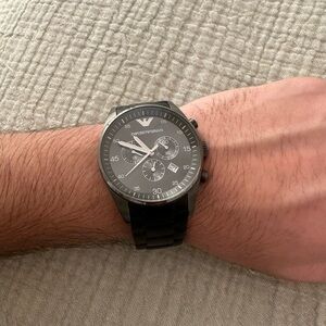 Emporio Armani AR5889 Black Chronograph Watch